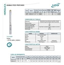 BOMBA POZO PROFUNDO LEO 4XRm4/10-0.75 + 20M CABLE