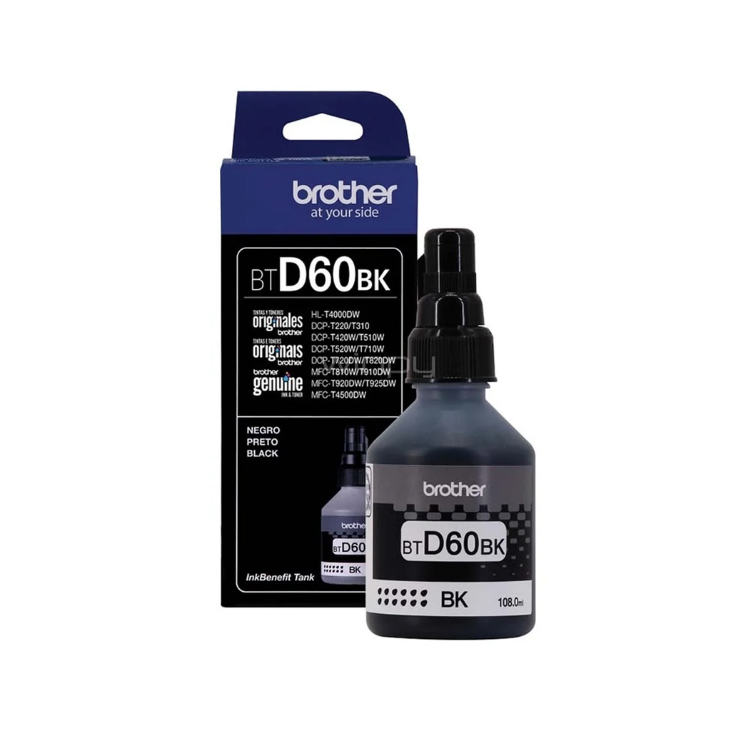 TINTA BROTHER NEGRA BTD60BK