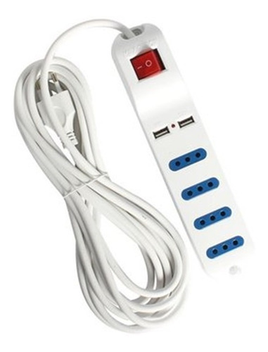 ALARGADOR ELECTRICO 3 MT 2 USB BLANCO