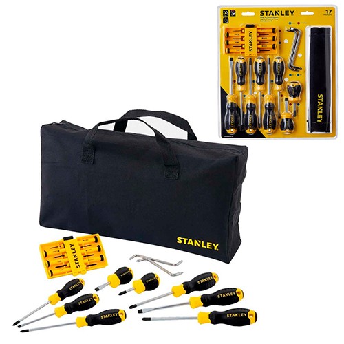 17PCS C grip screwdriver set cut case