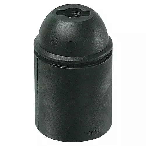 Portalámp. VIMAR E27 M10x1 cm/lisa negro