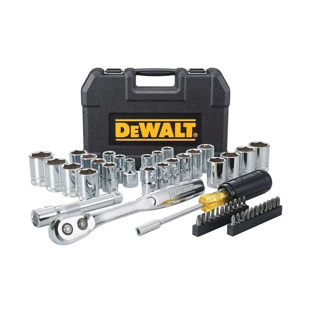 Set mecanico 1/2" 49 piezas hexagonales - DEWALT