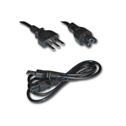 [0150079] Cable de poder para Notebook tipo trébol, 0,75mm