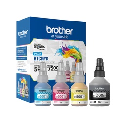 [BTCMYK] pack tinta brother BTD60BK +BT5001x3