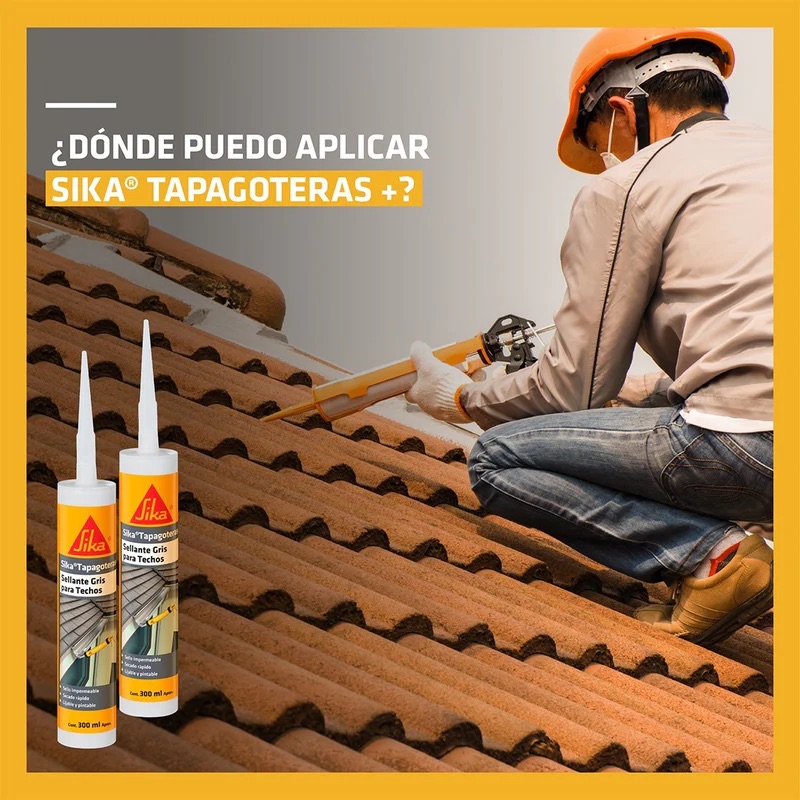 Tapagoteras Sika Gris 300 ML