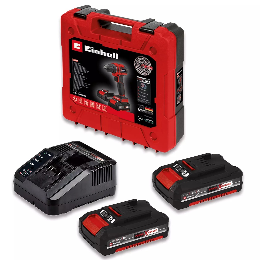 Taladro Inalambrico Einhell 18V TE-CD 18/40 Li