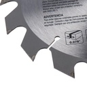 DISCO 7-1/4 X 16 DIENTES, EJE 5/8- MADERA