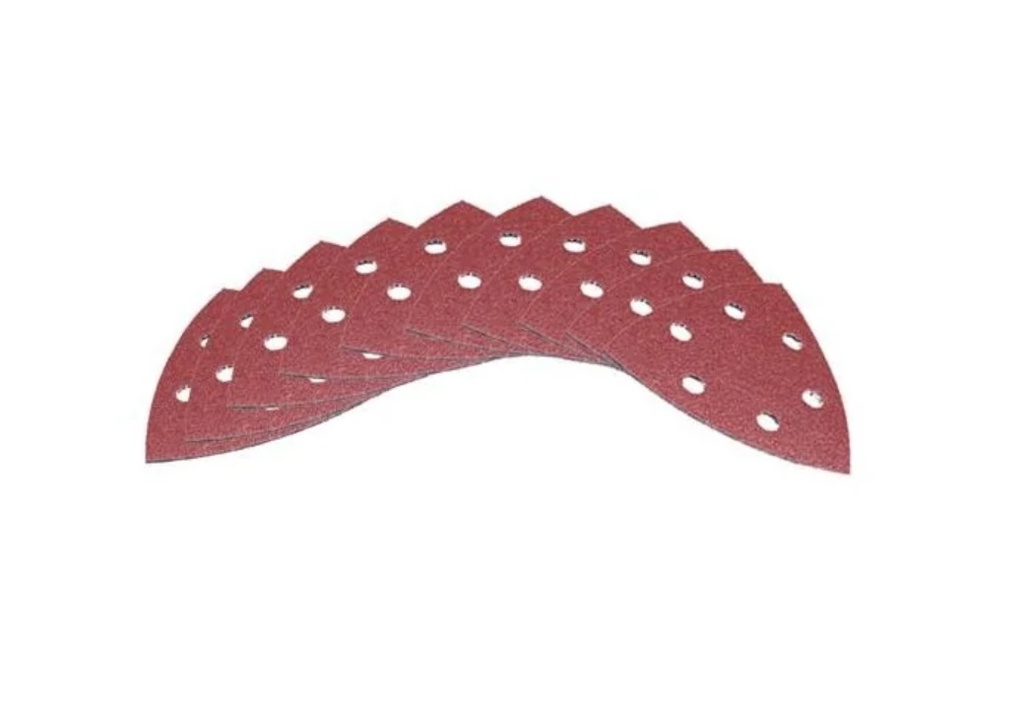 PAPEL ABRASIVO DELTA ROJO SET 10 PCS SURTIDO (60-80-120-180-240)