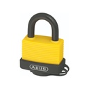 CANDADO VINILO 70AL/45 KD AMARILLO BLISTEADO