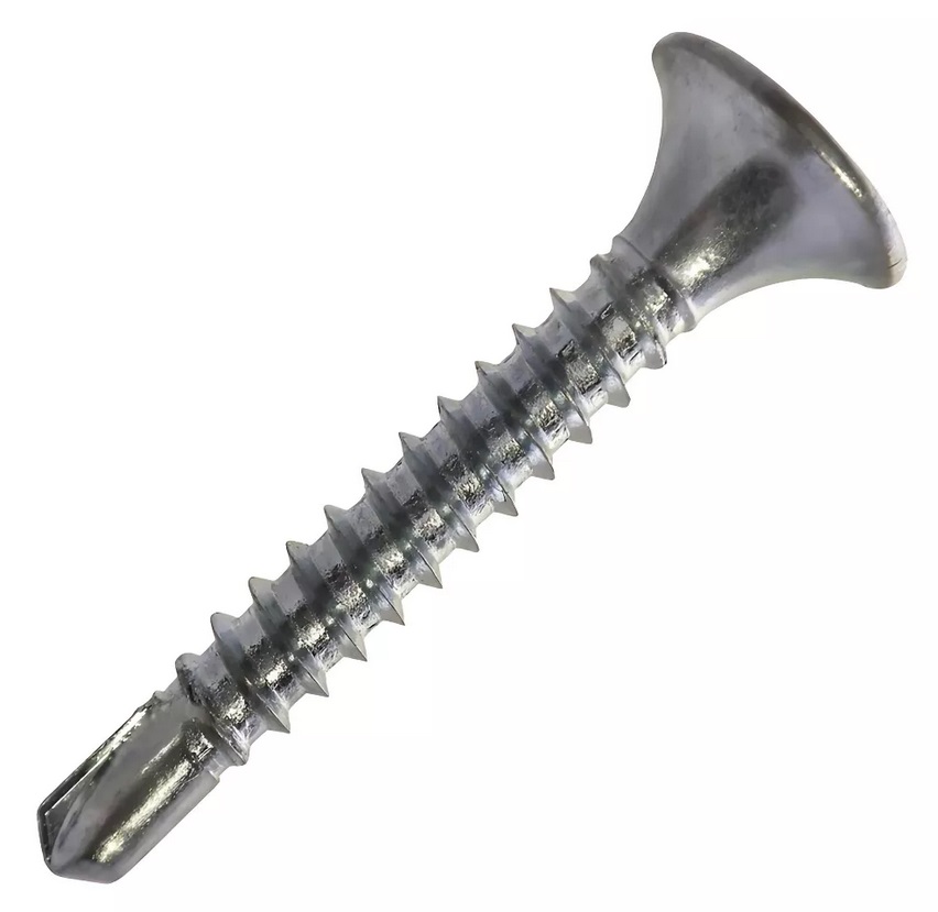Tornillo volcanita drywall cabeza trompeta punta broca  #6-20X1 1/4  caja 1000U