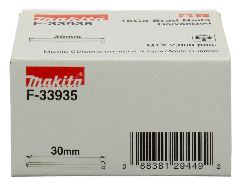 Caja clavo Galvanizado makita 16GA 25 mm (copiar)