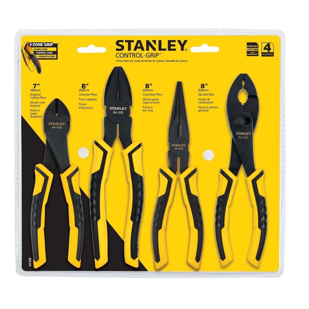 Juego de alicates Stanley 84-058