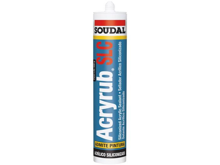 Sellador acrílico pintable blco 300ml  Soudal