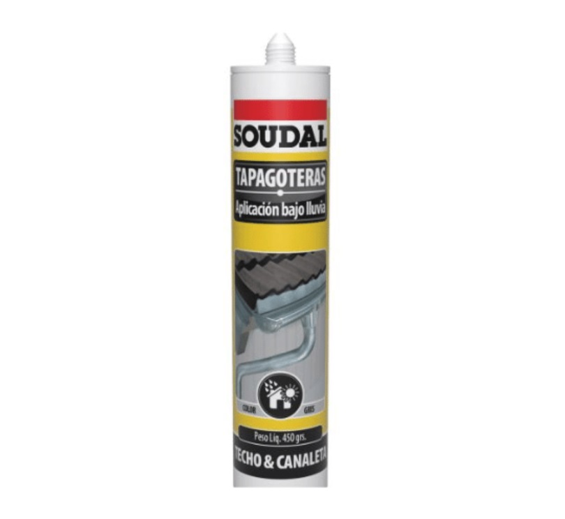 Tapagoteras  bajo lluvia 270 ml gris  soudal