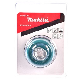 [D-24131] GRATA COPA MAKITA 3 M14X2 ACERO TRENZADO D-24131