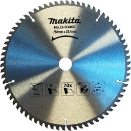 [D-03486] DISCO 12 (305 X 25.4 X 80T) - ALUMINIO