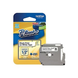 [M231] Cinta rotuladora Brother M231 etiqueta para PT-90