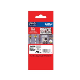 [TZES261] CINTA ADHESIVO DOBLE NEGRO SOBRE BLANCO 36MM
