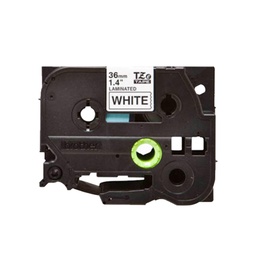 [TZE261] CINTA STD NEGRO SOBRE BLANCO 36MM