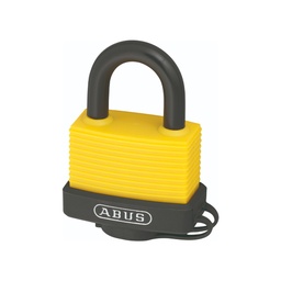 [50873-8] CANDADO VINILO 70AL/45 KD AMARILLO BLISTEADO