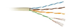[0210109] Cable de red Multifilar Cat5e, 24 AWG,CCA,4*2*0.48, PVC jacket, caja de 305mts 
