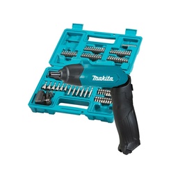 [DF001DW] Taladro Atornillador 7,2 V / 250rpm (Max. Torque 4,5 Nm.) / 2 Batería Li-ion 1.0Ah + Cargador