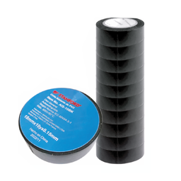 [AIS-10BK] Cinta Eléctrica Aislante Negra 18 mm  20 metros (copiar)