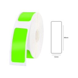 [A2A6875101] Cinta de Rotuladora Portátil NIIMBOT A2A6875101, 12x40mm Amarillo