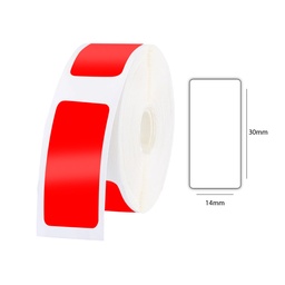 [A2A18341301] Cinta de Rotuladora Portátil NIIMBOT 12x40mm 155 etiquetas Roja (copiar)