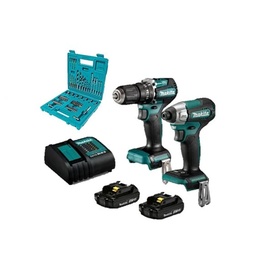 [DLX2414YX7-2] Kit taladro + atornillador makita18V