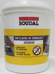 [147281] ADHESIVO MONTAJE SIN CLAVO NI TORNILLO GALON 3,8KG